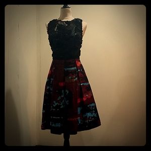 Tracy Reese Anthropologie Rosettes Bouffant Dress